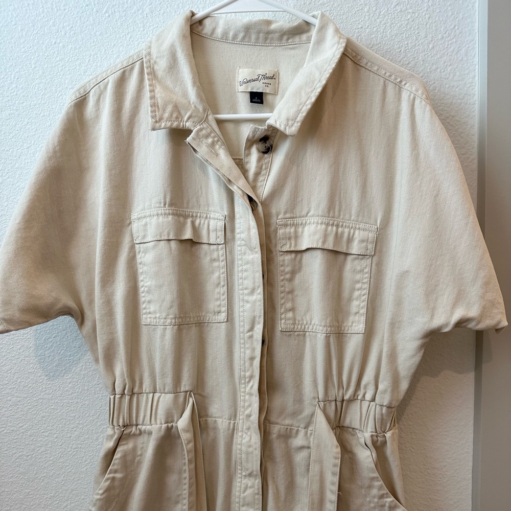 Universal thread tan jumpsuit